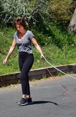 LISA RINNA Out with Her Dogs in Beverly Hills 04/30/2020