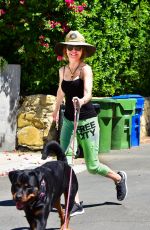 LISA RINNA Out with Her Dogs in Los Angeles 05/06/2020