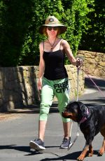 LISA RINNA Out with Her Dogs in Los Angeles 05/06/2020