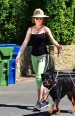 LISA RINNA Out with Her Dogs in Los Angeles 05/06/2020
