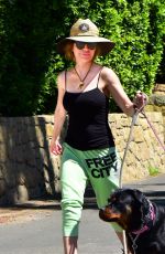 LISA RINNA Out with Her Dogs in Los Angeles 05/06/2020