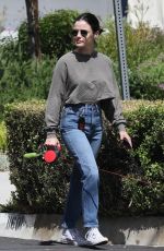 LUCY HALE and Elvis Heading to a Dog Park in Los Angeles 05/19/2020