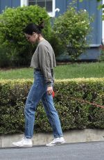 LUCY HALE and Elvis Heading to a Dog Park in Los Angeles 05/19/2020