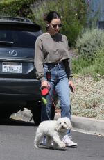 LUCY HALE and Elvis Heading to a Dog Park in Los Angeles 05/19/2020