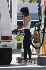 LUCY HALE at a Gas Station in Beverly Hills 05/07/2020