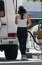 LUCY HALE at a Gas Station in Beverly Hills 05/07/2020