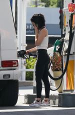 LUCY HALE at a Gas Station in Beverly Hills 05/07/2020