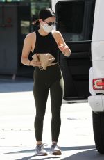 LUCY HALE at a Gas Station in Studio City 05/21/2020