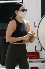 LUCY HALE at a Gas Station in Studio City 05/21/2020