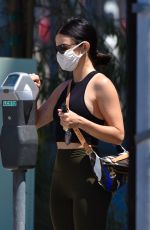 LUCY HALE at a Gas Station in Studio City 05/21/2020