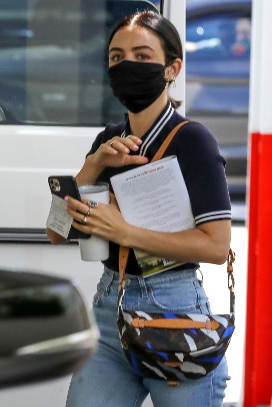 LUCY HALE at a Medical Building in Beverly Hills 05/20/2020