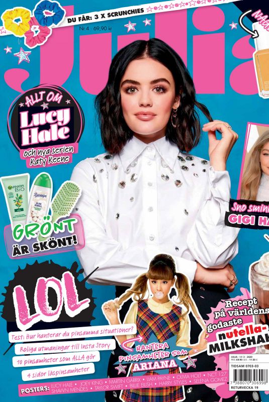 LUCY HALE in Julia Magazine, May 2020