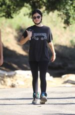 LUCY HALE in Leggings Out Hiking in Hollywood Hills 05/28/2020