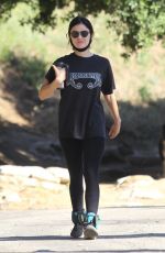 LUCY HALE in Leggings Out Hiking in Hollywood Hills 05/28/2020