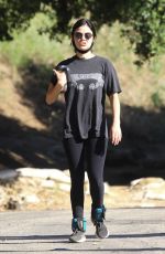 LUCY HALE in Leggings Out Hiking in Hollywood Hills 05/28/2020