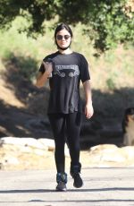 LUCY HALE in Leggings Out Hiking in Hollywood Hills 05/28/2020