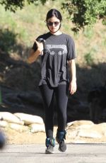 LUCY HALE in Leggings Out Hiking in Hollywood Hills 05/28/2020