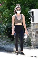 LUCY HALE Oout Hiking in Studio City 05/15/2020