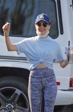 LUCY HALE Out and About in Studio City 05/11/2020