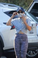 LUCY HALE Out and About in Studio City 05/11/2020