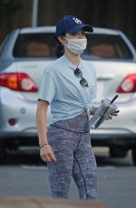 LUCY HALE Out and About in Studio City 05/11/2020