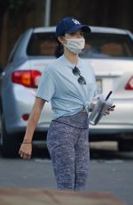 LUCY HALE Out and About in Studio City 05/11/2020