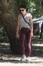 LUCY HALE Out and About in Studio City 05/22/2020