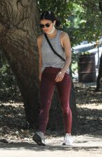 LUCY HALE Out and About in Studio City 05/22/2020