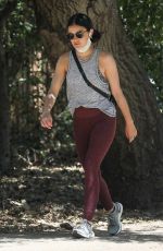 LUCY HALE Out and About in Studio City 05/22/2020