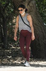 LUCY HALE Out and About in Studio City 05/22/2020