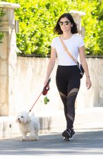 LUCY HALE Out with Elvis in Los Angeles 05/06/2020