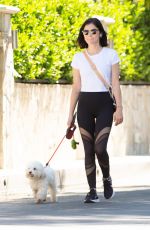 LUCY HALE Out with Elvis in Los Angeles 05/06/2020