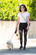 LUCY HALE Out with Elvis in Los Angeles 05/06/2020