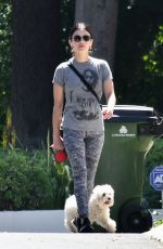LUCY HALE Out with Elvis in Los Angeles 05/25/2020