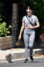 LUCY HALE Out with Elvis in Los Angeles 05/25/2020