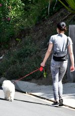 LUCY HALE Out with Elvis in Los Angeles 05/25/2020