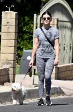 LUCY HALE Out with Elvis in Los Angeles 05/25/2020