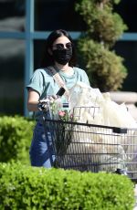 LUCY HALE Wearing a Mask at Gelsons in Los Angeles 05/24/2020