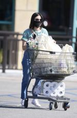 LUCY HALE Wearing a Mask at Gelsons in Los Angeles 05/24/2020