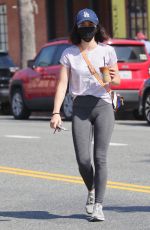 LUCY HALE Wearing Mask Oot for Coffee in Studio City 05/09/2020
