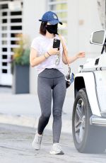 LUCY HALE Wearing Mask Oot for Coffee in Studio City 05/09/2020