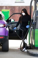 LYDIA CLYMA at a Gas Station in London 05/07/2020