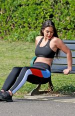 LYDIA CLYMA Out Jogging in London 05/08/2020