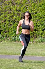 LYDIA CLYMA Out Jogging in London 05/08/2020