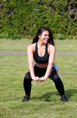 LYDIA CLYMA Out Jogging in London 05/08/2020