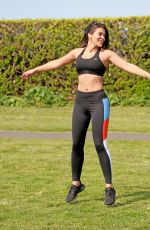 LYDIA CLYMA Out Jogging in London 05/08/2020