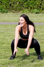 LYDIA CLYMA Out Jogging in London 05/08/2020