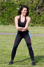 LYDIA CLYMA Out Jogging in London 05/08/2020
