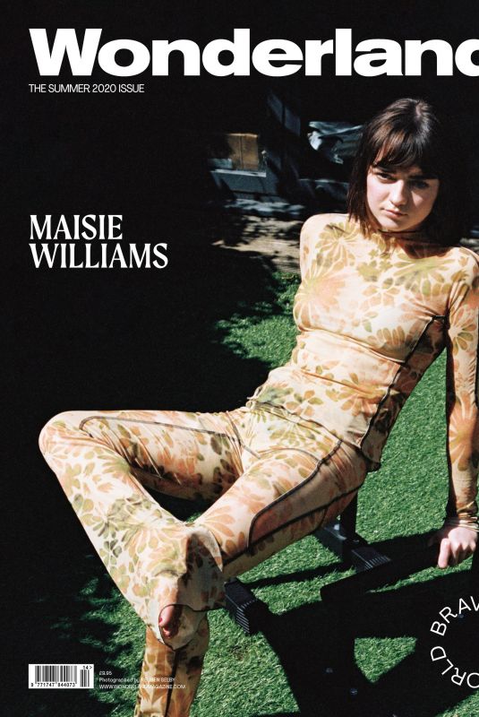 MAISIE WILLIAMS on the Cover of Wonderland Magazine, Summer 2020