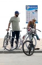 MALIN AKERMAN Out for Bike Ride in Venice Beach 05/10/2020